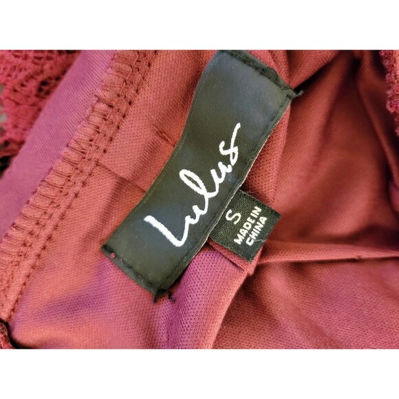 LULUS Awaken My Love Long Sleeve Lace Maxi Dress Crochet Open Back. Size Small - Picture 6 of 6